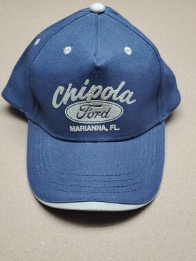 GAP Navy Blue Cap with Embroidered Eyelets
